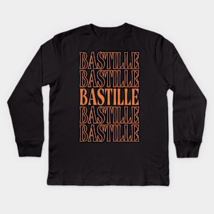 Retro Gifts Name Bastille  Personalized Styles Kids Long Sleeve T-Shirt